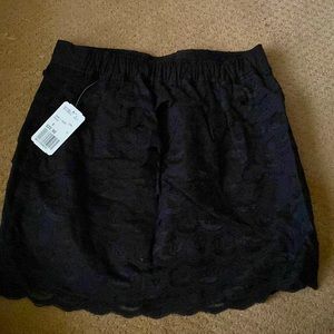 Black forever 21 lace skirt NWT